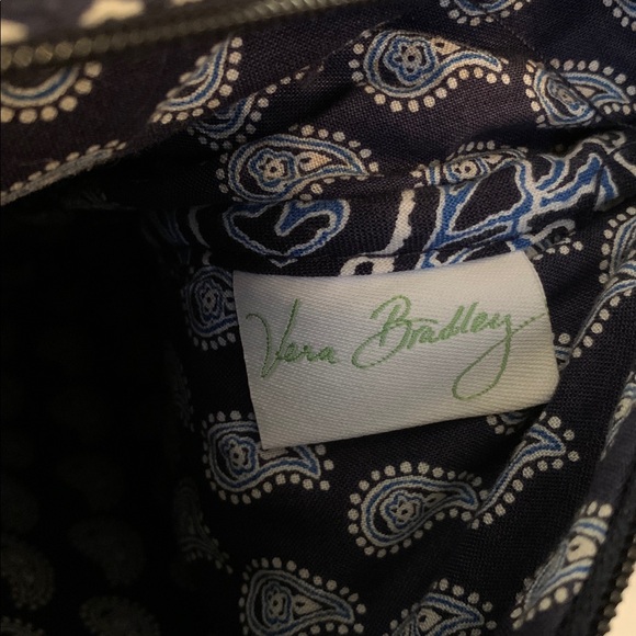 Vera Bradley Quilted Glenna Blue Bandana Pattern Crossbody/Shoulder Bag - Picture 16 of 16
